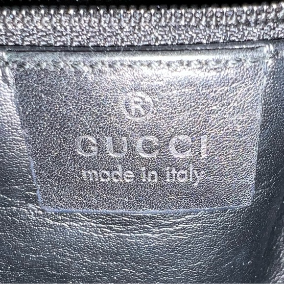 Gucci Monogram bag Canvas and black leather - Picture 9 of 10